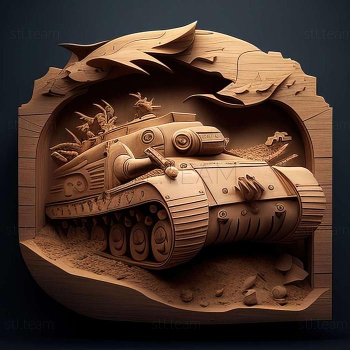 3D model Tank Ace game (STL)